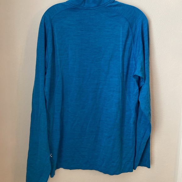 Lululemon Blue Metal Vent Tech 1/2 Zip Jacket - Picture 3 of 7